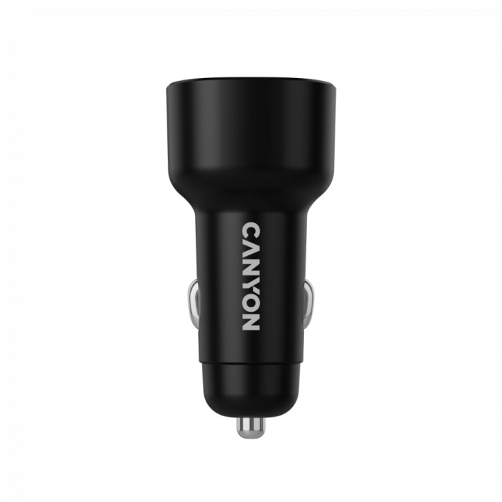 Зарядно за автомобил CANYON OnDrive 60 PD, 60W, 2x USB-C, черна - CNE-CCABR3CC - 5