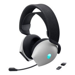 Bluetooth геймърски слушалки DellALIENWARE Alienware AW725H, Tri-Mode Wireless, 50mm драйвери, 2.4GHz/Bluetooth/3.5mm - 545-BBFV