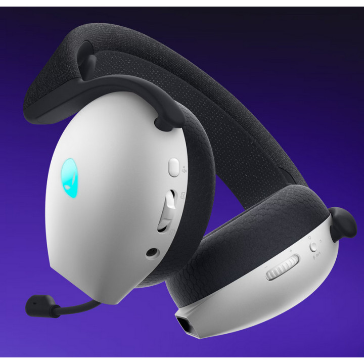Bluetooth геймърски слушалки DellALIENWARE Alienware AW725H, Tri-Mode Wireless, 50mm драйвери, 2.4GHz/Bluetooth/3.5mm - 545-BBFV