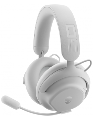 Професионални безжични геймърски слушалки Dell ALIENWARE Pro Wireless Gaming, Lunar Light - 545-BBFT - 1