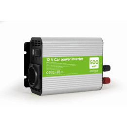Инвертор за автомобил Gembird EG-PWC500-01, 500W, 230V AC, USB-A - EG-PWC500-01 - 1