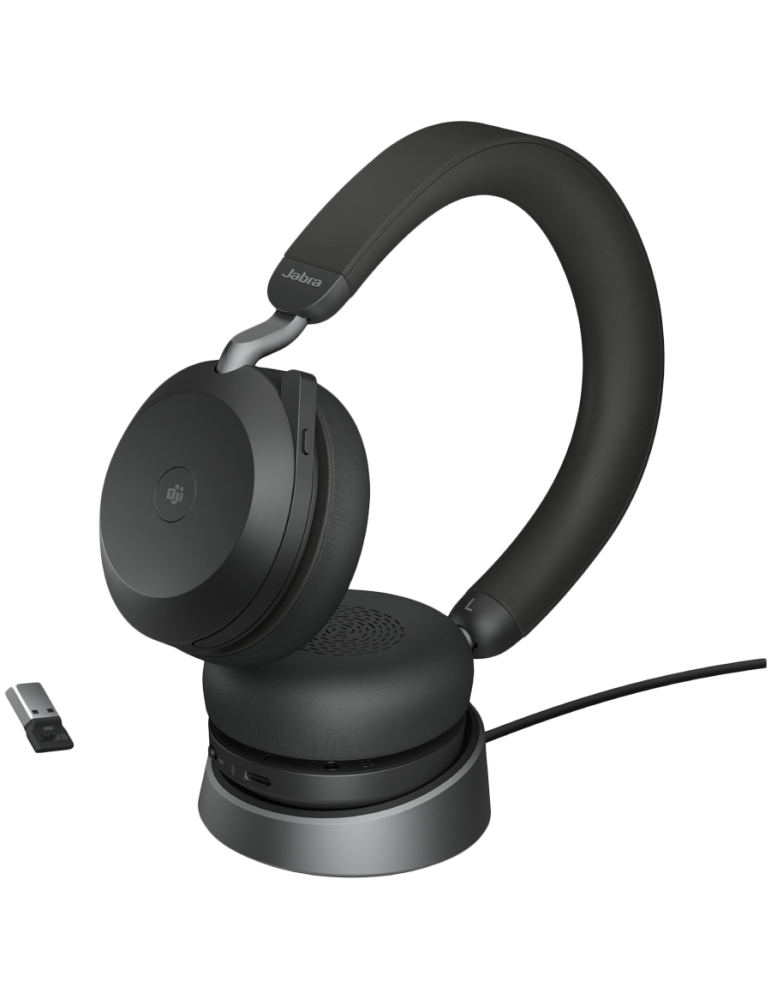 Професионални безжични слушалки JABRA Evolve2 75, безжични, стерео, Microsoft Teams сертифицирани - 27599-999-989 - 4