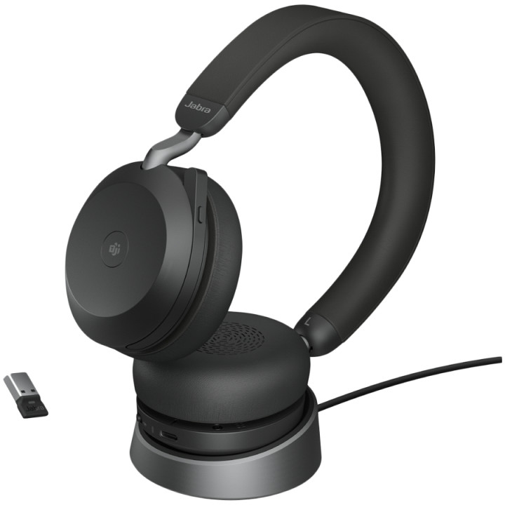 Професионални безжични слушалки JABRA Evolve2 75, безжични, стерео, Microsoft Teams сертифицирани - 27599-999-989 - 4