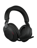 Професионални безжични слушалки Jabra Evolve2 85 Link380c MS, безжични, активна шумоизолация ANS, микрофон, черни - 28599-999-89