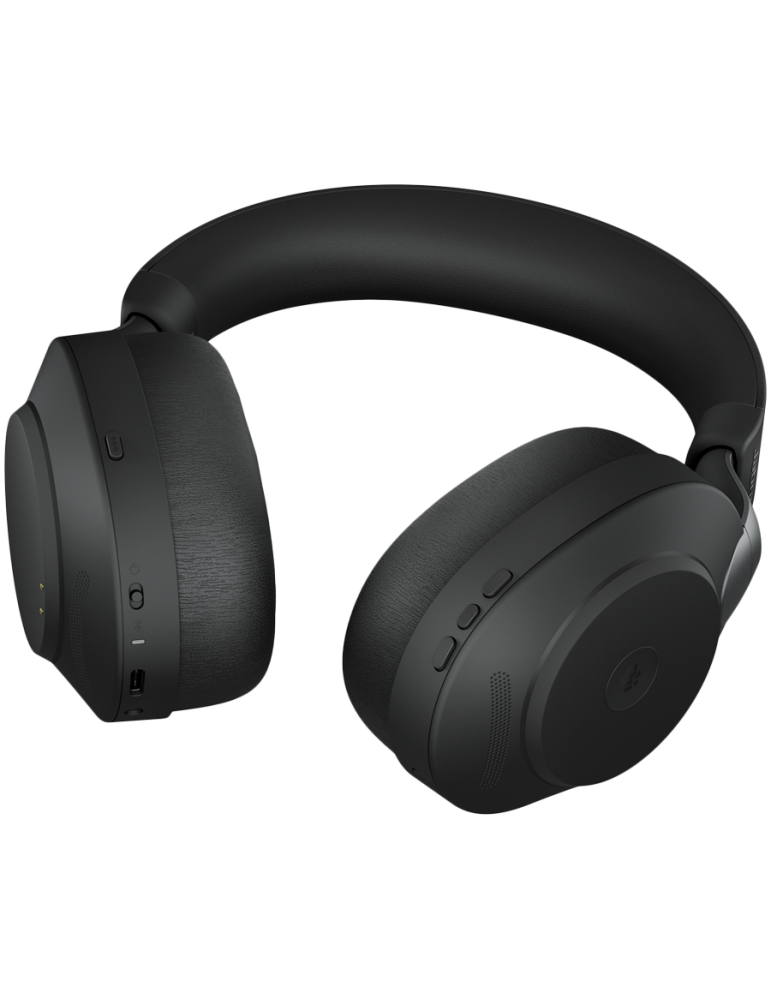 Професионални безжични слушалки Jabra Evolve2 85 Link380c MS, безжични, активна шумоизолация ANS, микрофон, черни - 28599-999-89