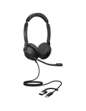 Професионални стерео слушалки JABRA Evolve2 30 SE, Стерео, USB-C/USB-A, 28mm, 115dB, 1.5m кабел - 23189-999-779 - 4