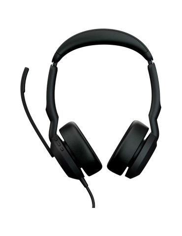 Професионални бизнес слушалки с активно шумопотискане JABRA Evolve2 50, Стерео, USB-C/USB-A, ANC, Черни - 25089-999-799 - 1