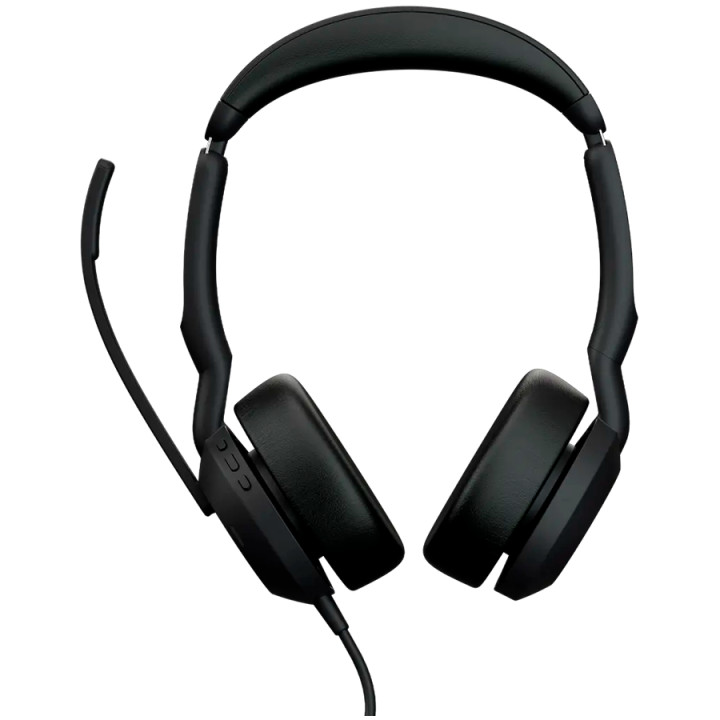 Професионални бизнес слушалки с активно шумопотискане JABRA Evolve2 50, Стерео, USB-C/USB-A, ANC, Черни - 25089-999-799 - 1