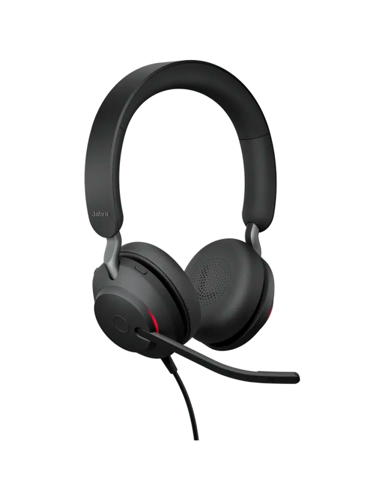 Професионални слушалки JABRA Evolve2 40 SE, Стерео, USB Type-A/USB-C, Динамични 40mm, 20Hz-20kHz, С кабел - 24189-989-799 - 1