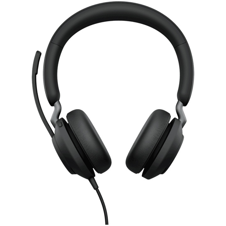 Професионални слушалки JABRA Evolve2 40 SE, Стерео, USB Type-A/USB-C, Динамични 40mm, 20Hz-20kHz, С кабел - 24189-989-799 - 2