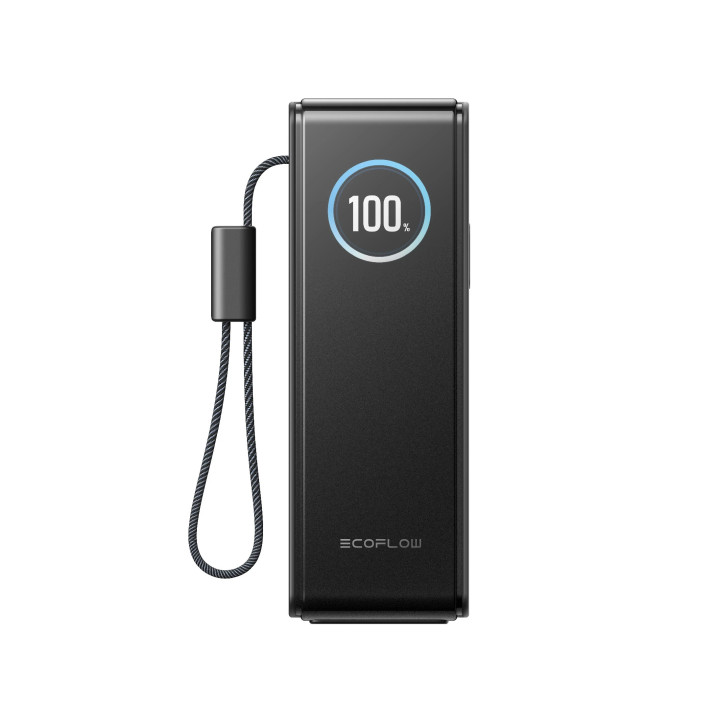 Преносима батерия Ecoflow Rapid 25K, 25000mAh, 170W, USB-C, вграден кабел, TFT дисплей - RAPID25K - 1