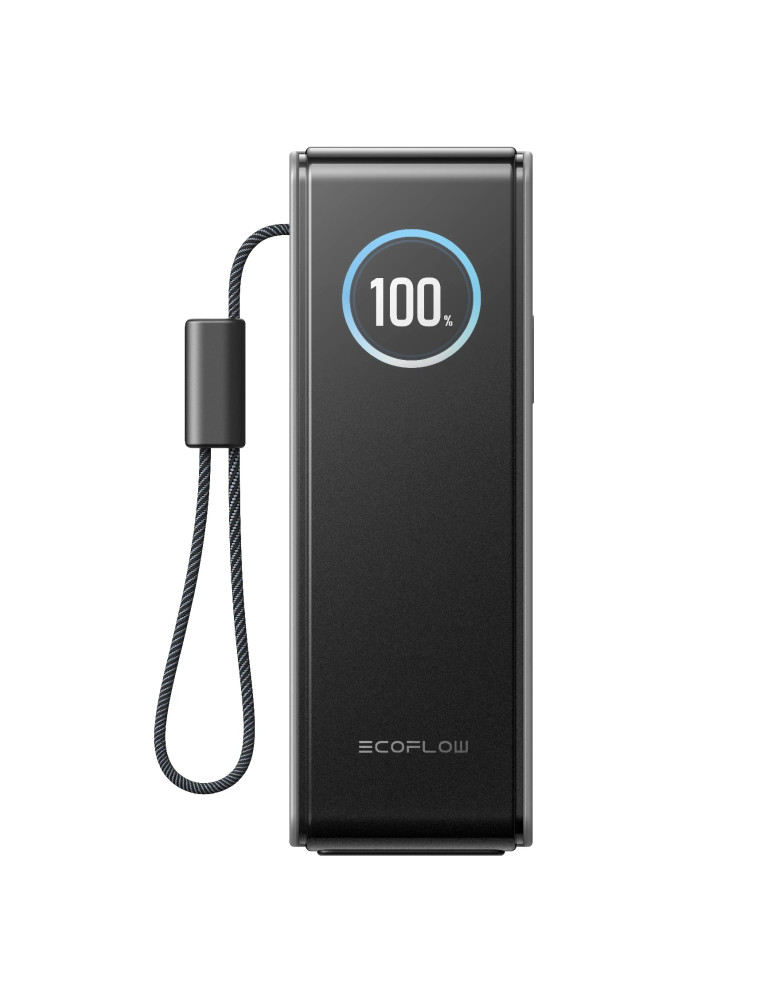 Преносима батерия Ecoflow Rapid 25K, 25000mAh, 170W, USB-C, вграден кабел, TFT дисплей - RAPID25K - 2
