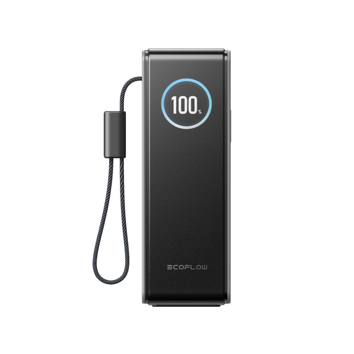 Преносима батерия Ecoflow Rapid 25K, 25000mAh, 170W, USB-C, вграден кабел, TFT дисплей - RAPID25K - 2