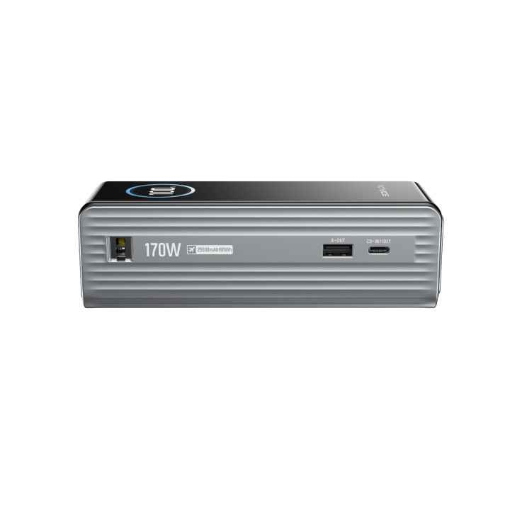 Преносима батерия Ecoflow Rapid 25K, 25000mAh, 170W, USB-C, вграден кабел, TFT дисплей - RAPID25K - 11