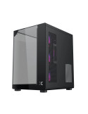 Компютърна кутия Xigmatek Aqua Compact, ATX/Mini-ITX/mATX, Middle Tower, Tempered Glass, 4x 120mm ARGB вентилатора - 4