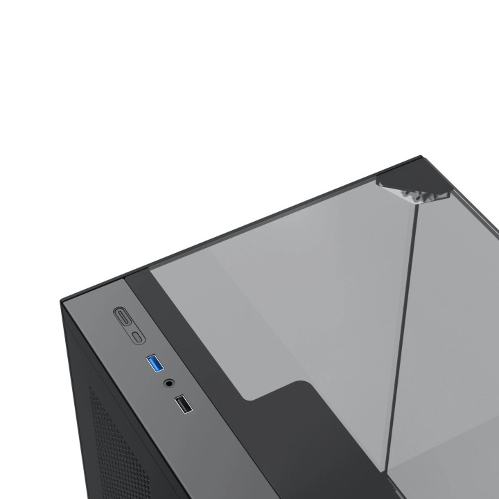 Компютърна кутия Xigmatek Aqua Compact, ATX/Mini-ITX/mATX, Middle Tower, Tempered Glass, 4x 120mm ARGB вентилатора - 5
