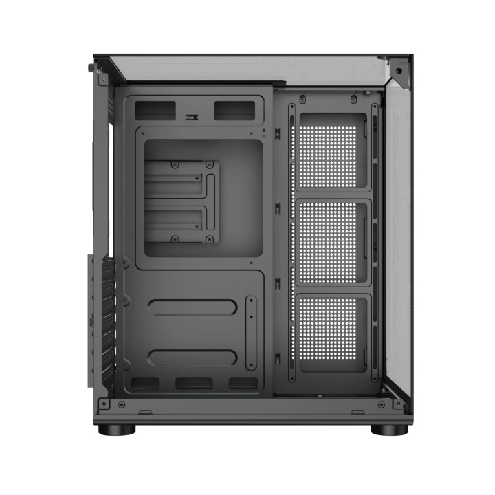 Компютърна кутия Xigmatek Aqua Compact, ATX/Mini-ITX/mATX, Middle Tower, Tempered Glass, 4x 120mm ARGB вентилатора - 6