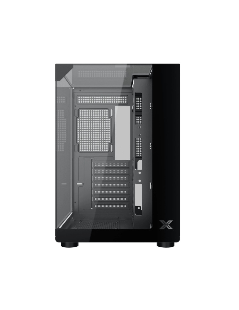 Компютърна кутия Xigmatek Aqua Compact, ATX/Mini-ITX/mATX, Middle Tower, Tempered Glass, 4x 120mm ARGB вентилатора - 11
