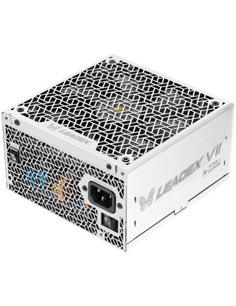 Модулно захранване SUPER FLOWER Leadex VII XG 850W, ATX 3.1, 80 Plus Gold, Fully Modular, 140mm Fan - SF-850F14XG(WH) - 1
