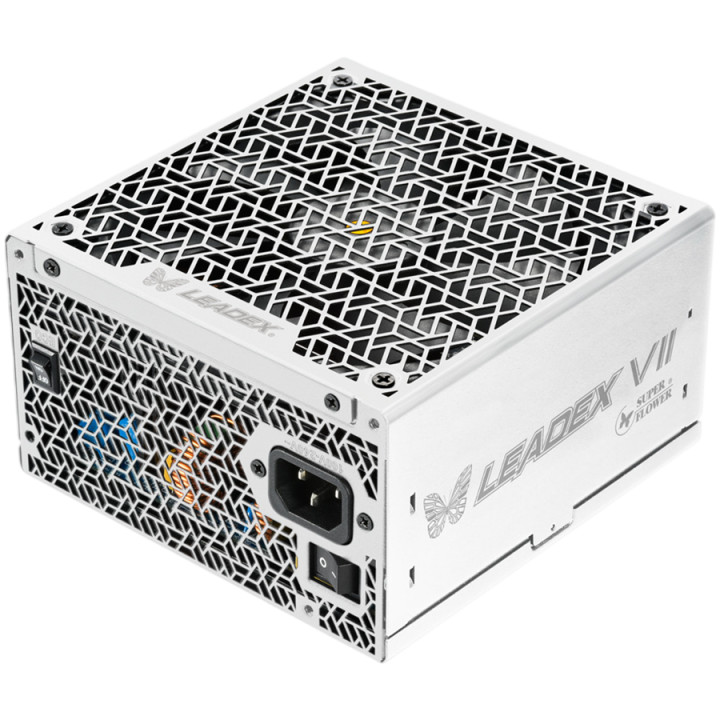 Модулно захранване SUPER FLOWER Leadex VII XG 850W, ATX 3.1, 80 Plus Gold, Fully Modular, 140mm Fan - SF-850F14XG(WH) - 1