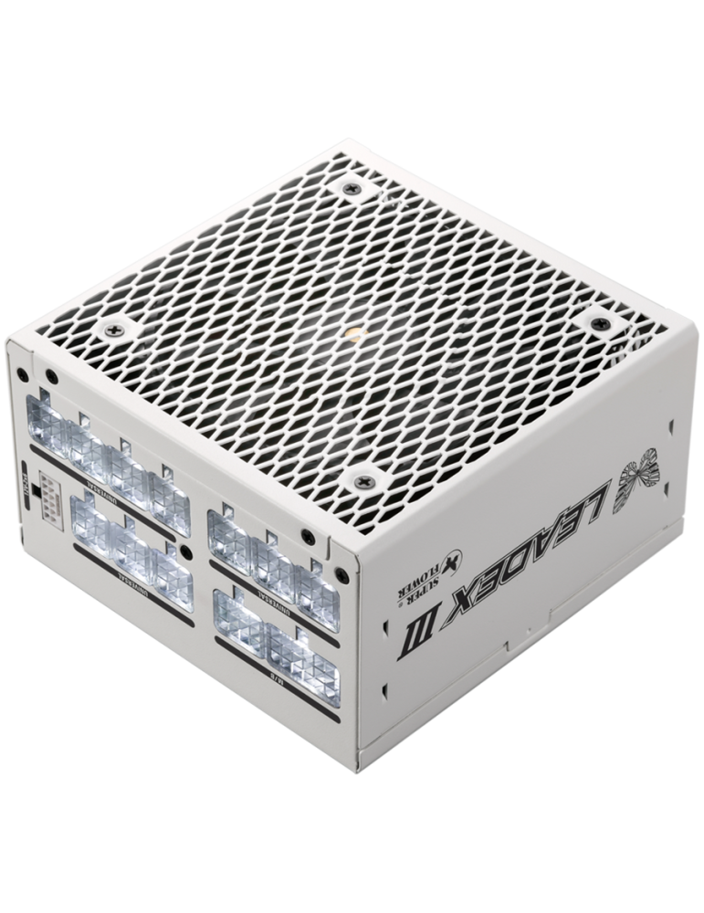 Модулно захранване SUPER FLOWER Leadex III Gold 1300W, ATX 3.1, 80 Plus Gold, Fully Modular, 140mm вентилатор - SF-1300F14GE(WH)