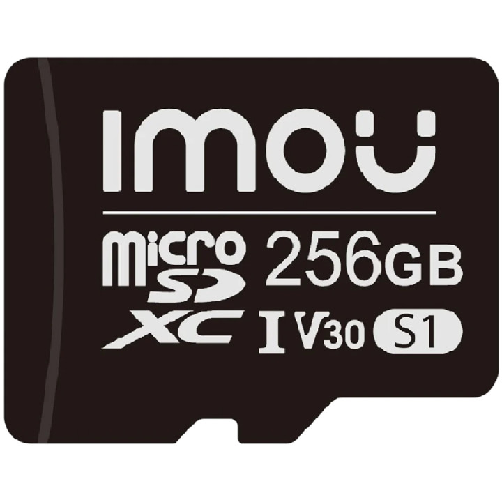 Micro SD карта IMOU 256GB, Class 10 U3 V30, 95MB/s четене, 38MB/s запис - ST2-256-S1 - 1