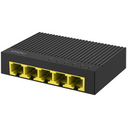 Суич IMOU 5-port Gigabit, 5x Gigabit Ethernet RJ-45, unmanaged - SG105C - 1