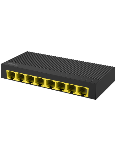 Суич IMOU 8-port Gigabit, 8x RJ-45 1000Base-T, Unmanaged - SG108C - 1