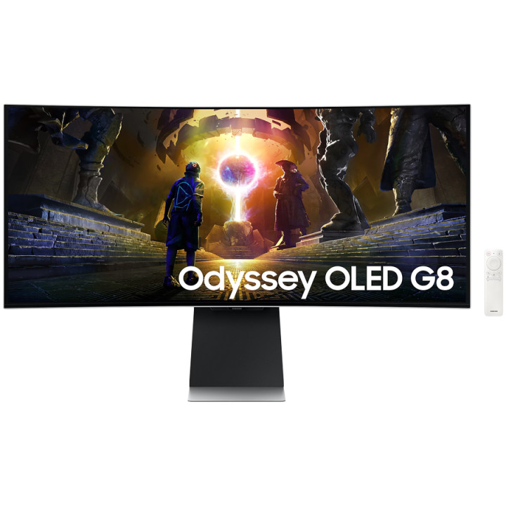 Монитор Samsung Odyssey G85SD LS34DG850SUXDU, 34" OLED 3440x1440 Curved 1800R 21:9 174Hz, 0.03ms - 1
