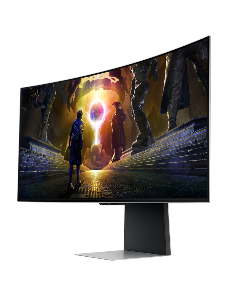 Монитор Samsung Odyssey G85SD LS34DG850SUXDU, 34" OLED 3440x1440 Curved 1800R 21:9 174Hz, 0.03ms - 2