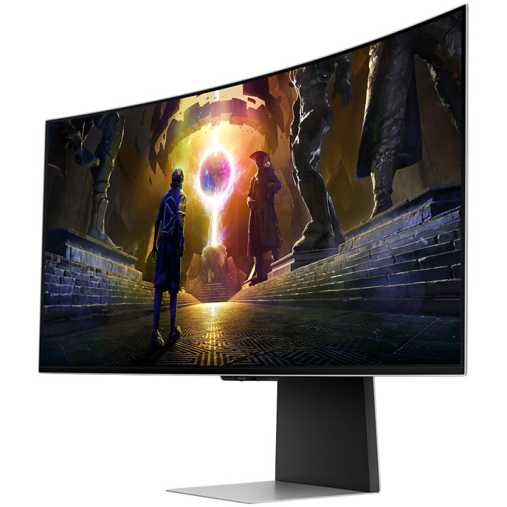 Монитор Samsung Odyssey G85SD LS34DG850SUXDU, 34" OLED 3440x1440 Curved 1800R 21:9 174Hz, 0.03ms - 2