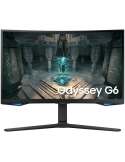 Монитор Samsung Odyssey G6 27" LS27BG650EUXEN, 27" VA 2560x1440 240Hz, 1ms GTG, Curved 1000R, WiFi/Bluetooth, Вградени говорител