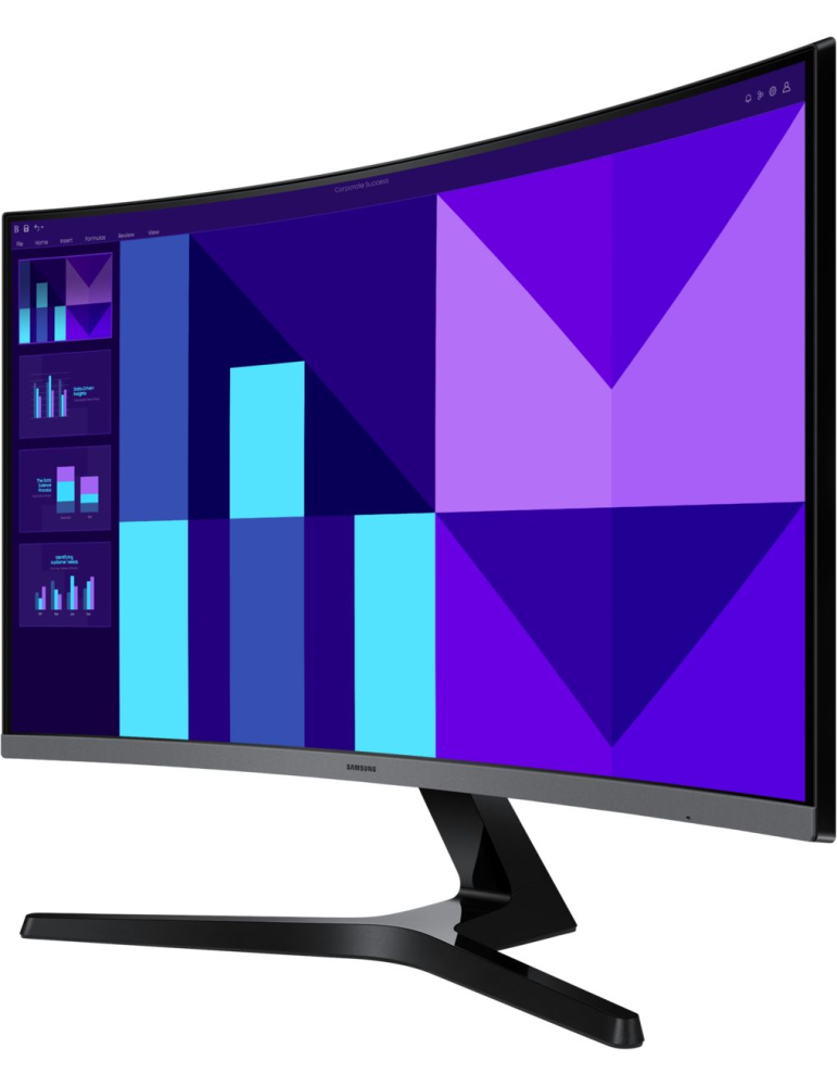 Монитор Samsung 27D392 LS27D392GAUXEN, 27" VA 1920x1080 100Hz, 4ms, Built-in Speakers - 3