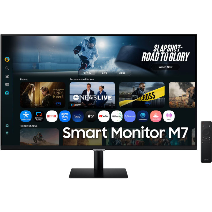 Монитор Samsung M7 LS32FM700UUXDU, 32" VA 3840x2160 60Hz, HDR10, USB-C 65W, Tizen OS - 1