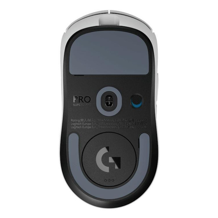 Професионална безжична геймърска мишка Logitech G Pro X Superlight 2 SE, Безжична, HERO 2 сензор, 4+1 бутони, LIGHTFORCE Hybrid 