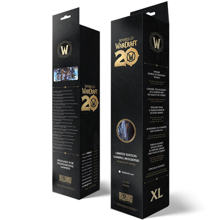 Геймърски пад BLIZZARD World Of Warcraft 20th Anniversary XL, 900x420mm - FBLMPWOW20ANN25XL - 6