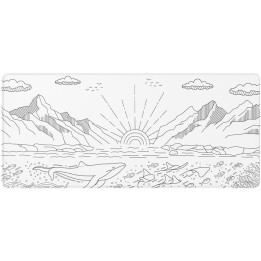 Геймърски пад Dark Project Nostra White XL, 900x400mm - DPMP_NOSTRA_WHITE_XL - 1