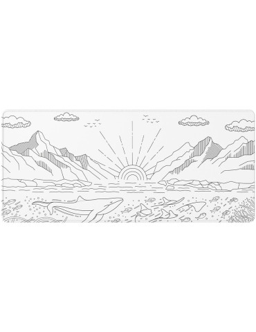 Геймърски пад Dark Project Nostra White XL, 900x400mm - DPMP_NOSTRA_WHITE_XL - 1