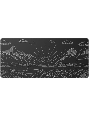 Геймърски пад Dark Project Nostra Black XL, 900x400mm, 4mm, черен - DPMP_NOSTRA_BLACK_XL - 1