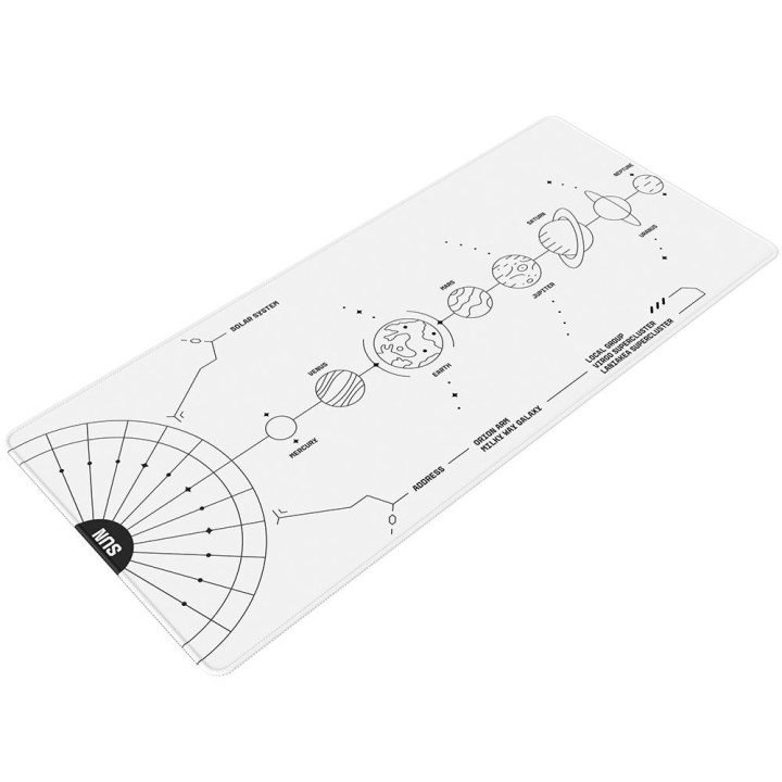 Геймърска подложка Dark Project Terra Nova White XL, 900x400x4mm - DPMP_NOVA_WHITE_XL - 2