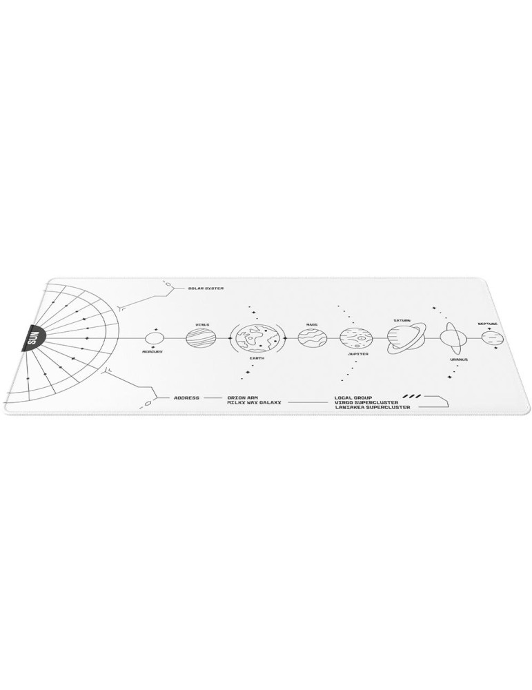 Геймърска подложка Dark Project Terra Nova White XL, 900x400x4mm - DPMP_NOVA_WHITE_XL - 3