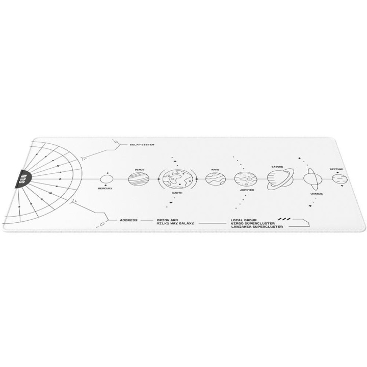 Геймърска подложка Dark Project Terra Nova White XL, 900x400x4mm - DPMP_NOVA_WHITE_XL - 3
