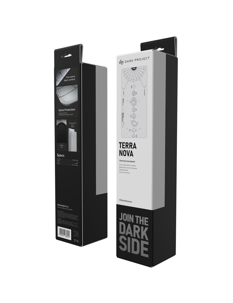 Геймърска подложка Dark Project Terra Nova White XL, 900x400x4mm - DPMP_NOVA_WHITE_XL - 9