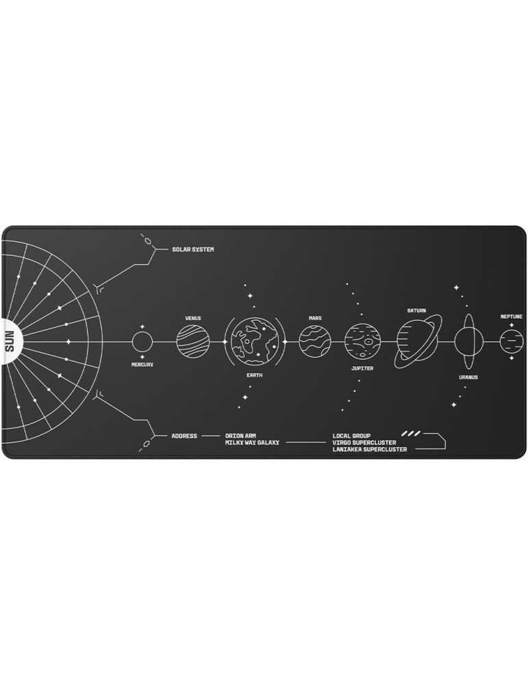 Геймърски пад Dark Project Terra Nova Black XL, 900x400mm - DPMP_NOVA_BL_XL - 1