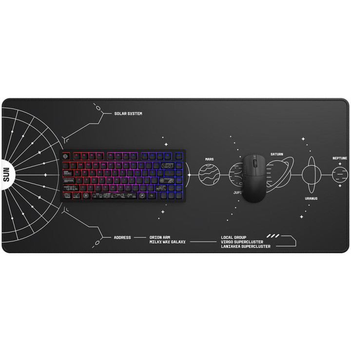 Геймърски пад Dark Project Terra Nova Black XL, 900x400mm - DPMP_NOVA_BL_XL - 5