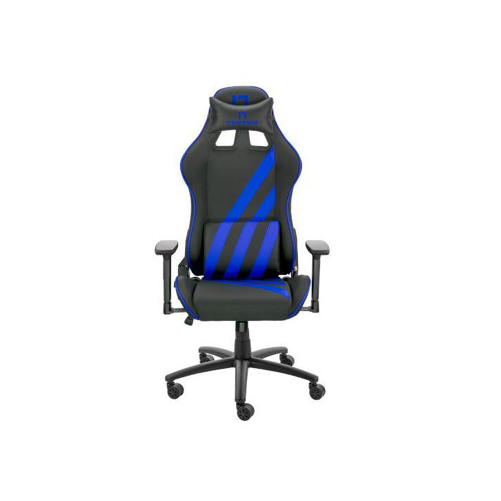 Геймърски стол Nitro Concepts Nemesis Blue Claw, Изкуствена кожа, Метал, 390x520мм, Регулируеми подлакътници, Газов амортисьор -