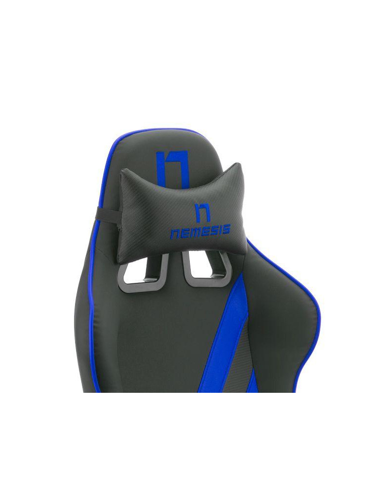 Геймърски стол Nitro Concepts Nemesis Blue Claw, Изкуствена кожа, Метал, 390x520мм, Регулируеми подлакътници, Газов амортисьор -
