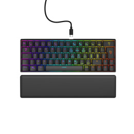 Геймърска мембранна клавиатура HAMA uRage Exodus 760 Mechanical Mini, USB, Червени суичове, LED подсветка, Макро бутони - HAMA-2