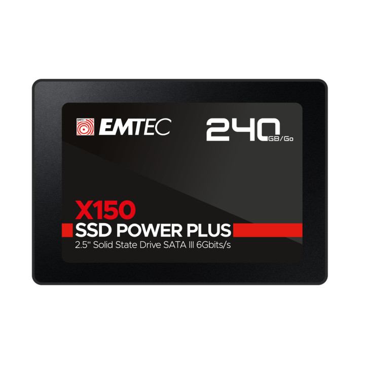 SSD диск EMTEC X150, 240GB SATA III 2.5" - ECSSD240GX150 - 1