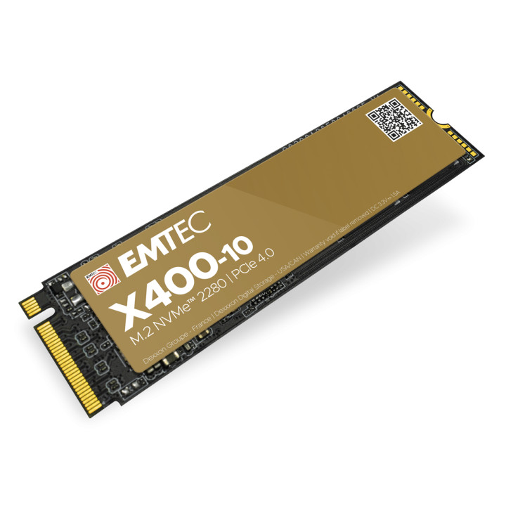 SSD диск EMTEC X410, 4TB NVMe M.2 PCIe Gen4, 7400/7000 MB/s  - ECSSD4TX410 - 2